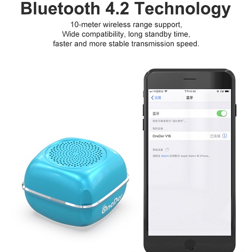V16 Bluetooth Speaker With Microphone