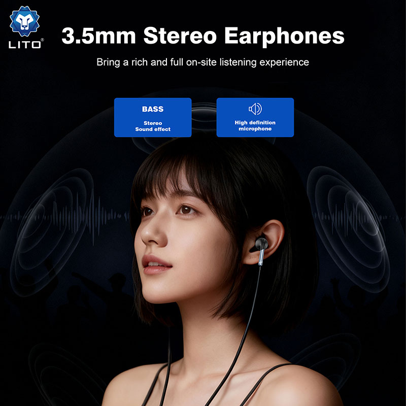 premium wired earphones