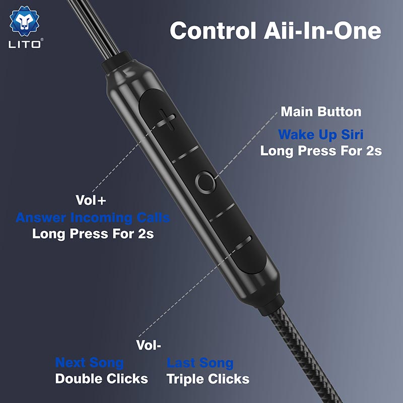 wired earbuds with mic