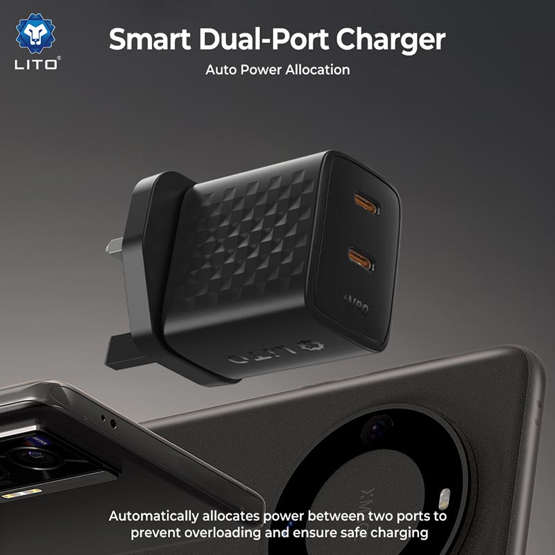 Dual USB-C Charger