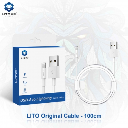 LITO 1m 3ft USB إلى Lightning Cable Power Line لأجهزة iPhone Airpod ipad
 