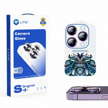 Lito S + أحدث زجاج عدسة كاميرا معدنية عالية الجودة لهاتف iPhone 13 