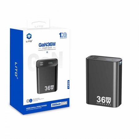 ليتو LP02 20000mah بنك الطاقة اللاسلكي المغناطيسي 