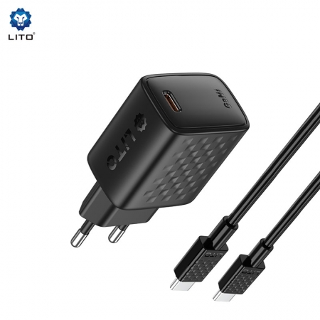 شاحن LITO LC13 GaN سريع بقدرة 20 واط مع منفذ USB-C 