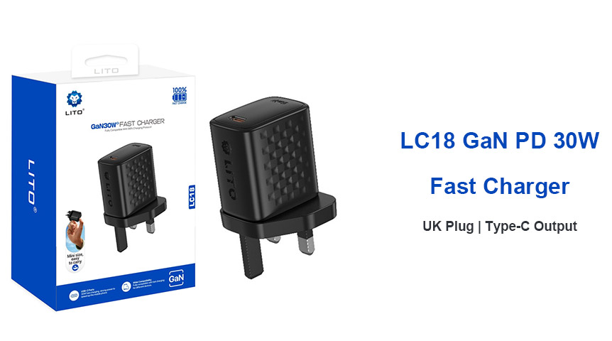 توقف عن ارتفاع درجة حرارة بطاريتك! بطارية ليثيوم أيون 30 واط بتقنية GaN مع تقنية ActiveShield