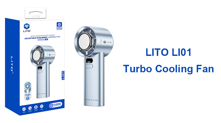 تغلب على الحرارة في أي مكان: مروحة التبريد التوربينية LITO LI01 Turbo Cooling Fan