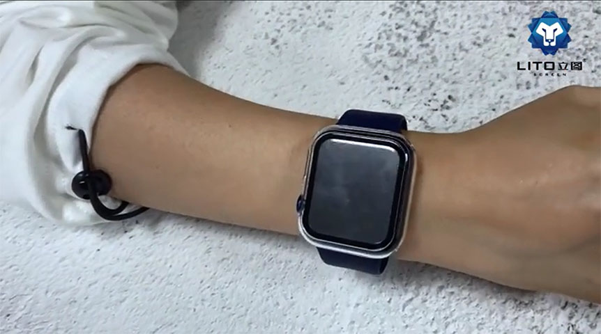  [ جديد ] Apple Watch كامل غطت حامي الشاشة الزجاج المقسى مع PC Bumper
