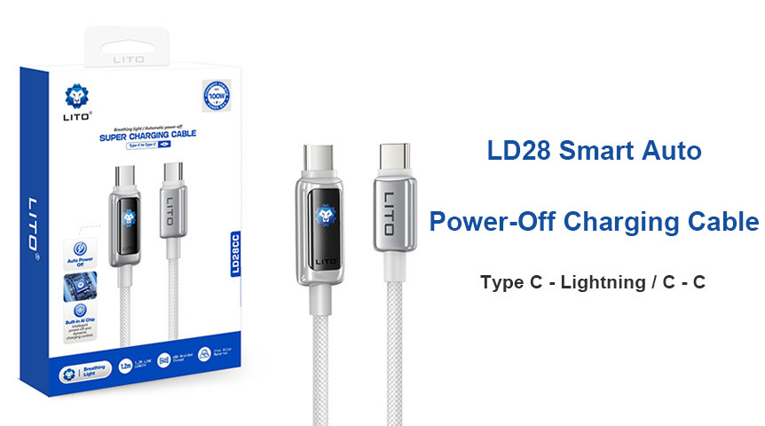 هل سئمت من شحن جهازك بشكل زائد؟ إليك كابل LITO LD28 الذكي