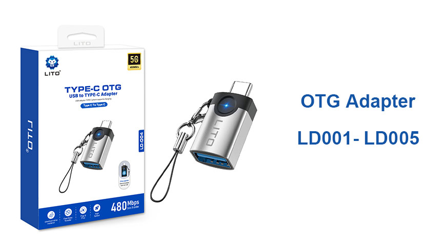 سلسلة واحدة من محولات OTG تغطي احتياجات Lightning و Type-C و USB