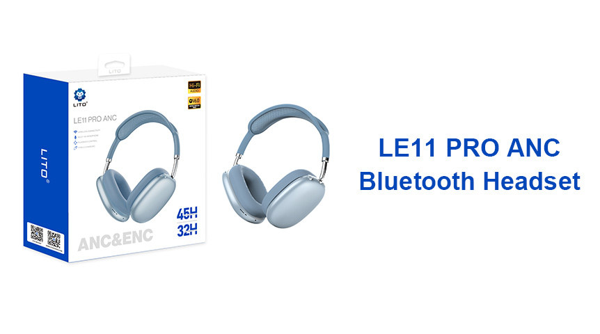 قم بتشغيل قوائم التشغيل الخاصة بك باستخدام سماعة الرأس LE11 PRO ANC Bluetooth